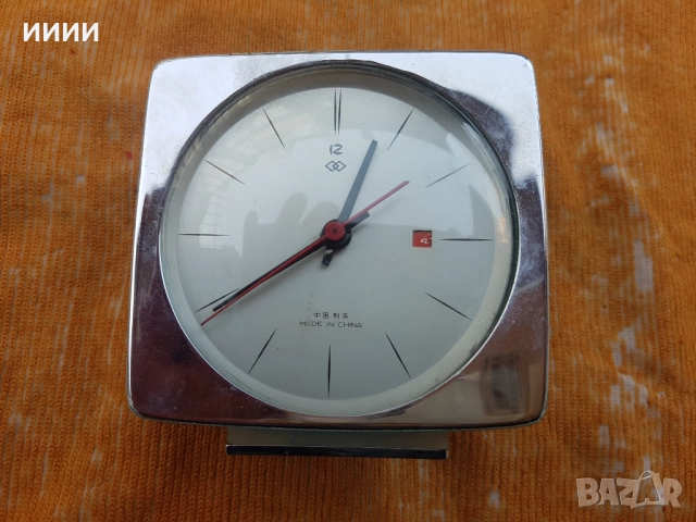 Китайски часовник будилник , снимка 2 - Антикварни и старинни предмети - 52848942