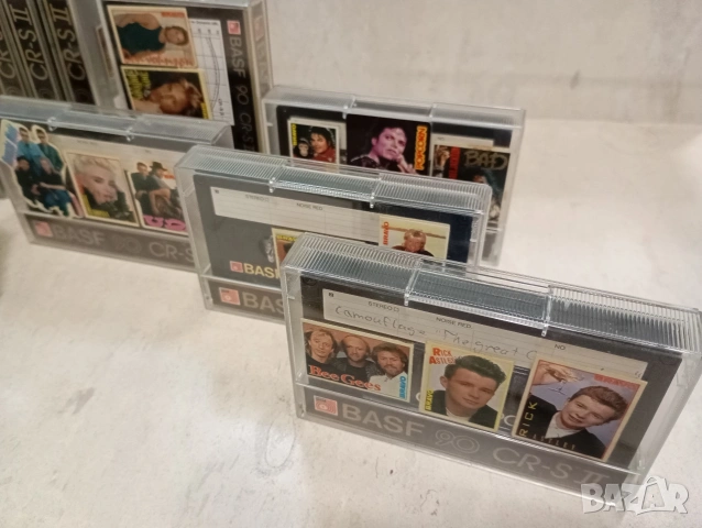 Лот от няколко аудиокасети BASF CR-S II 90 хромни аудио касети, снимка 2 - Аудио касети - 53928902