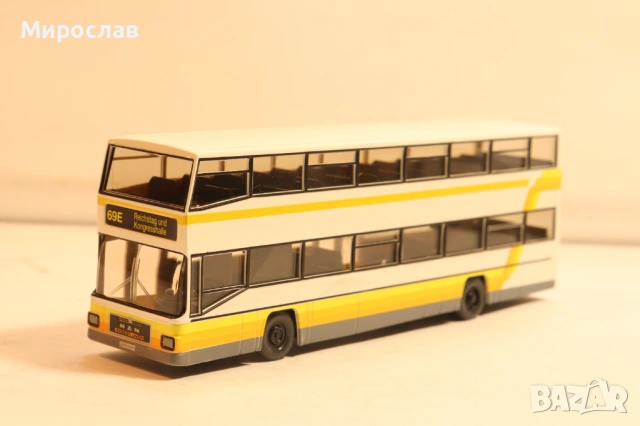 WIKING H0 1/87 MAN АВТОБУС МОДЕЛ КОЛИЧКА ИГРАЧКА, снимка 3 - Колекции - 54028640