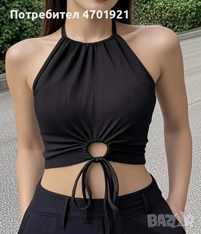 Къс черен потник