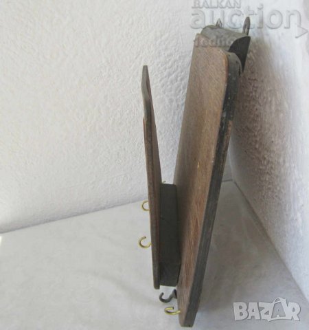 стара дървена стойка   - закачалка с куче, пано, поставка, бухалка, триколка, триколки, снимка 3 - Пана - 29185654