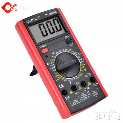 Digital Multimeter QHTITEC DT9205 мултиметър мултимер мултицет мултитестер, снимка 5 - Други - 37096158