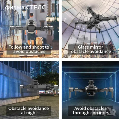 Дрон STELS L901 PRO SE, 5G GPS, Камера 4K, Батерия 3 бр, снимка 9 - Дронове и аксесоари - 46512478