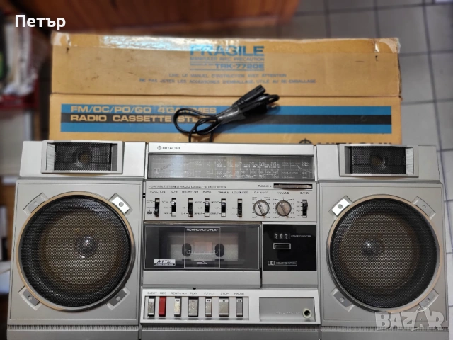 HITACHI TRK-7720E касетофон СЪС КАШОНА, снимка 9 - Радиокасетофони, транзистори - 53139699