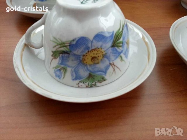  руски сервиз за чай , снимка 7 - Антикварни и старинни предмети - 30720798