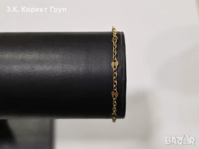 Златна гривна 14К / 2,13 гр., снимка 2 - Гривни - 55782560