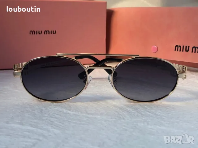 Miu 2024 дамски слънчеви очила елипса овални кръгли 4 цвята, снимка 14 - Слънчеви и диоптрични очила - 47930702