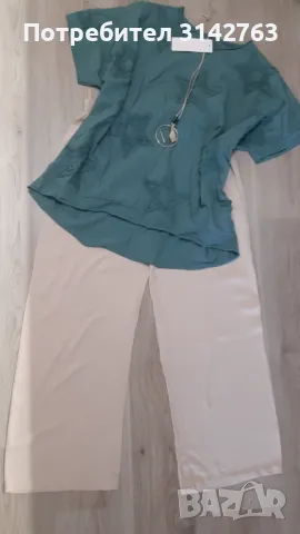 Нова лятна блуза, 100% памук. XL/XXL, снимка 5 - Туники - 49501554