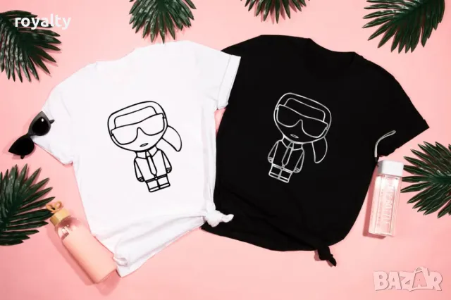 Karl Lagerfeld дамски тениски Различни дизайни , снимка 4 - Тениски - 49549829