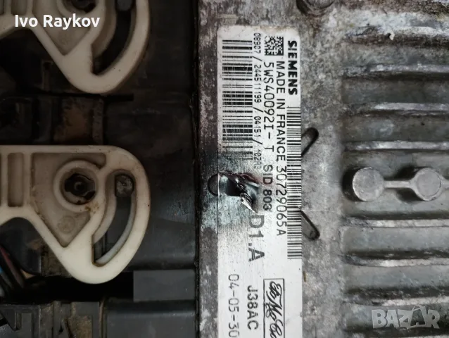 компютър двигател , ECU VOLVO V50  30729065A , 5WS40092I-T (SID803), снимка 4 - Части - 56057139