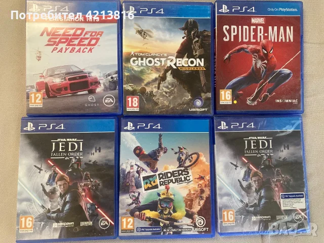 Игри за PS4 комплект 6 броя