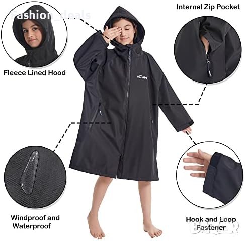 Ново Детско Пончо Роба 100% Водоустойчивост Защита дъжд Яке дете, снимка 3 - Други - 42717989