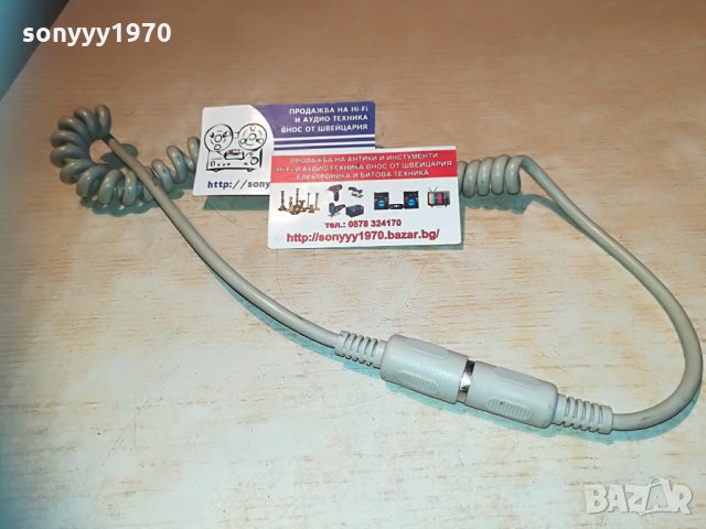 къдрав аудио кабел 80см петици-внос швеицария, снимка 4 - Други - 29823882