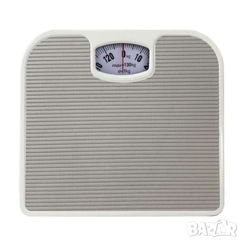 Кантар за тегло механичен, 130кг., РVС к. повърхност, Сив