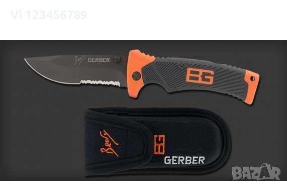 Нож сгъваем - оцеляване, GERBER Bear Grylls-Scou 18.6 см