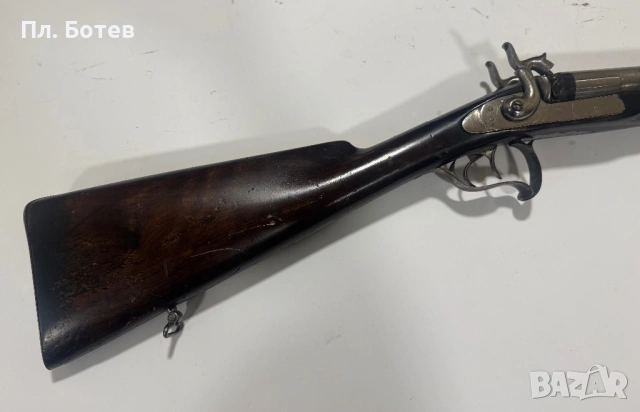Уникална двуцевна пушка, снимка 2 - Антикварни и старинни предмети - 54059153