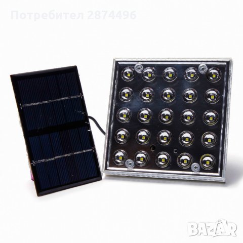 Соларна лампа LED GR-025, снимка 1 - Соларни лампи - 30927873