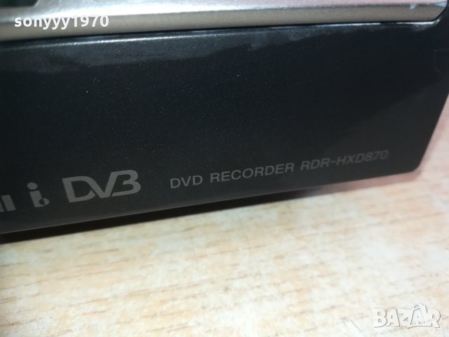 sony rdr-hxd870 dvd recorder-dvb/usb/hdd/dvd 0603211439, снимка 12 - Плейъри, домашно кино, прожектори - 32061860