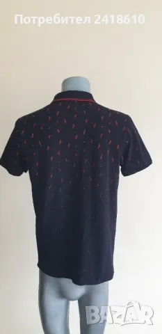 Hugo Boss Pique Cotton Stretch Mens Size S ОРИГИНАЛНА Тениска!, снимка 6 - Тениски - 49763519