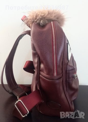 Дамска кожена раница Fendi Roma, снимка 4 - Раници - 35511235