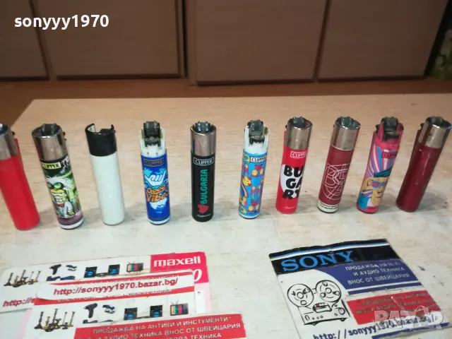 CLIPPER-ЛОТ 5 ЗАПАЛКИ ЗА КОЛЕКЦИЯ 10БР ЗА 65ЛВ 2412241404, снимка 6 - Колекции - 48450546