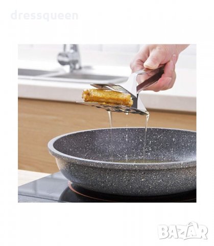 3119 Стоманена щипка за скара и сервиране, снимка 5 - Прибори за хранене, готвене и сервиране - 34247911