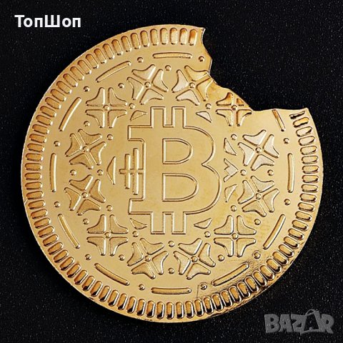 Биткойн / Bitcoin ( BTC ) - Отхапана монета, снимка 2 - Нумизматика и бонистика - 38584226