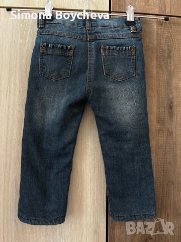 Ватирани детски дънки, снимка 2 - Детски панталони и дънки - 42505535