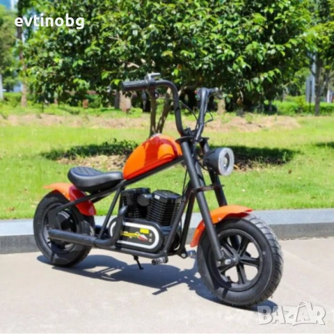 Електрически детски мотоциклет – Ретро стил и модерна технология, снимка 3 - Електрически играчки - 53912430