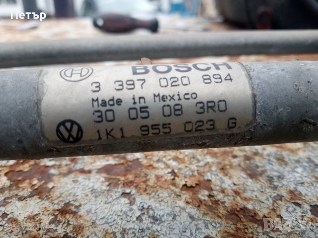 Моторче, механизъм чистачки фолцваген джета 5,голф 5, снимка 2 - Части - 38572513