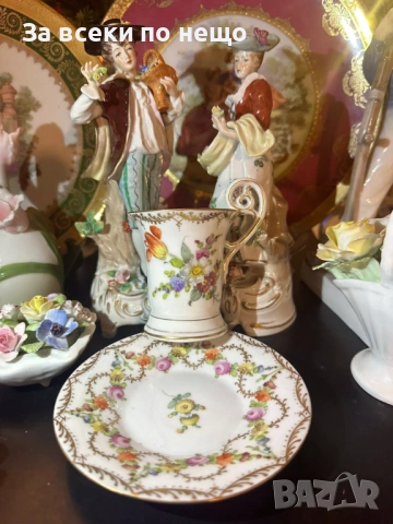 Dresden Germany  около 1900 - “Великолепният” Код P1968, снимка 5 - Декорация за дома - 53926718