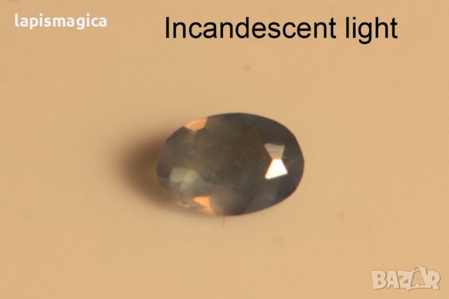 Естествен александрит 0.06ct Шри Ланка овална шлифовка, снимка 2 - Други - 42894673