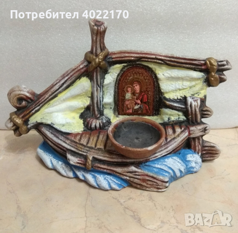ЛОТ (гипсова лодка с икона и гипсово ангелче)
