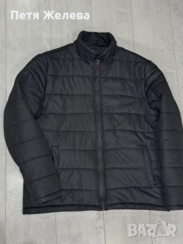 Черно мъжко яке XL , снимка 9 - Якета - 52617494