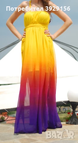 Дълга Рокля - Дъга, снимка 2 - Рокли - 50820025