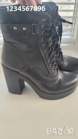 Боти на ток 36 номер, снимка 2 - Дамски обувки на ток - 50404506