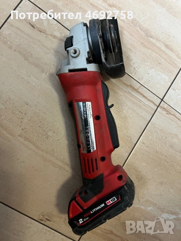 Ъглошлайф Milwaukee с батерия , снимка 4 - Ъглошлайфи - 53051177