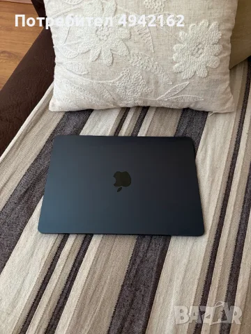 Нов, батерия 100% – Apple MacBook Air M2, 13,6 инча, 256GB, 16GB, Midnight, снимка 3 - Лаптопи за дома - 55979049