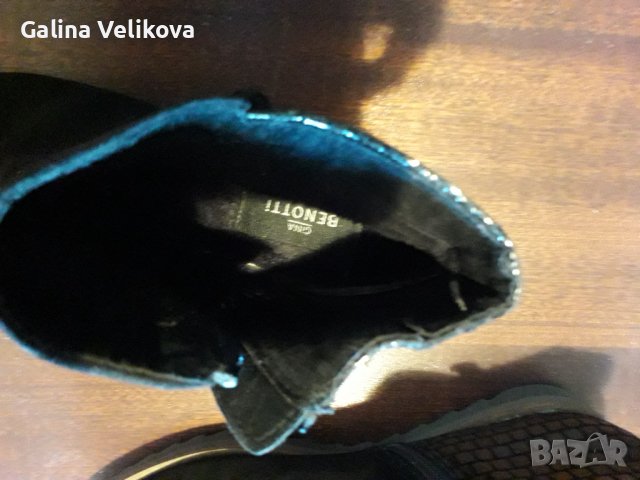 Боти кожа чисто нови 40номер, снимка 4 - Дамски боти - 40543389