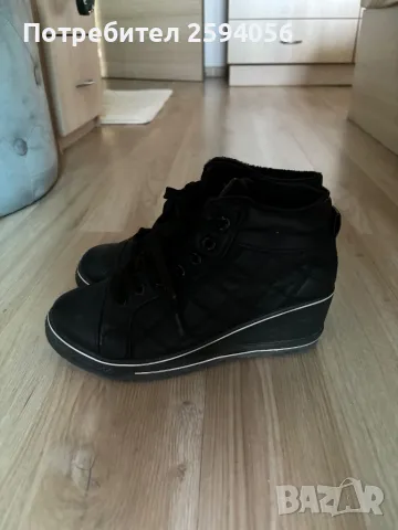 Спортно елегантни дамски боти, номер 38, снимка 3 - Дамски боти - 47914821