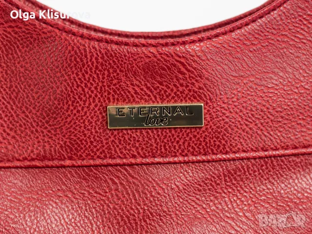 Дамска кожена чанта Eternal Love, снимка 2 - Чанти - 49825671