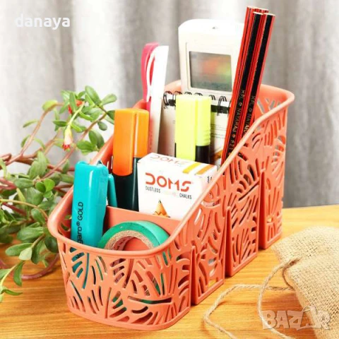 6051 Сушилник за прибори органайзер за бюро с 4 отделения, снимка 7 - Органайзери - 51264160