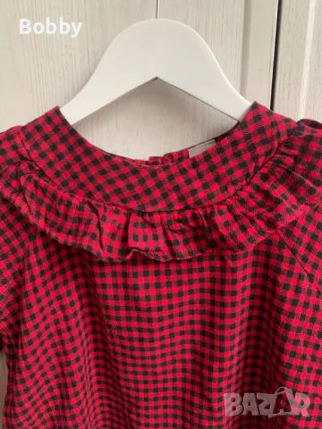 Бродирана риза и блуза на каре 8-9 год., снимка 5 - Детски ризи - 48166609