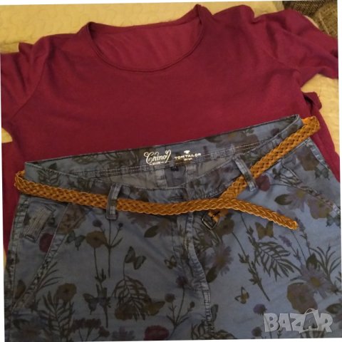 Tom Tailor панталон с подарък тениска на s oliver РАЗПРОДАЖБА , снимка 2 - Панталони - 38322669