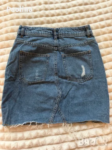 Дънкова пола H&M, снимка 2 - Поли - 56478062
