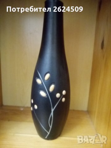  Красива Дървена  ваза, снимка 2 - Декорация за дома - 29995669