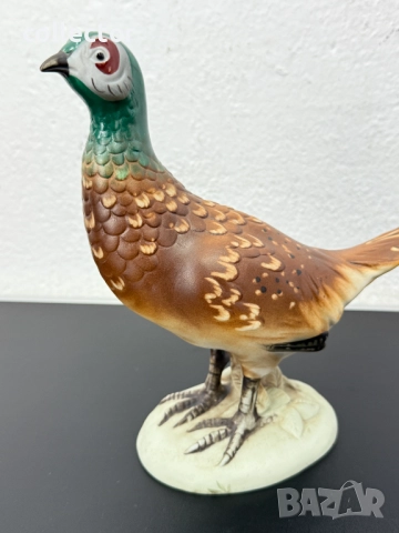 Порцеланов фазан на Royal Dux. №7492, снимка 3 - Колекции - 52062947
