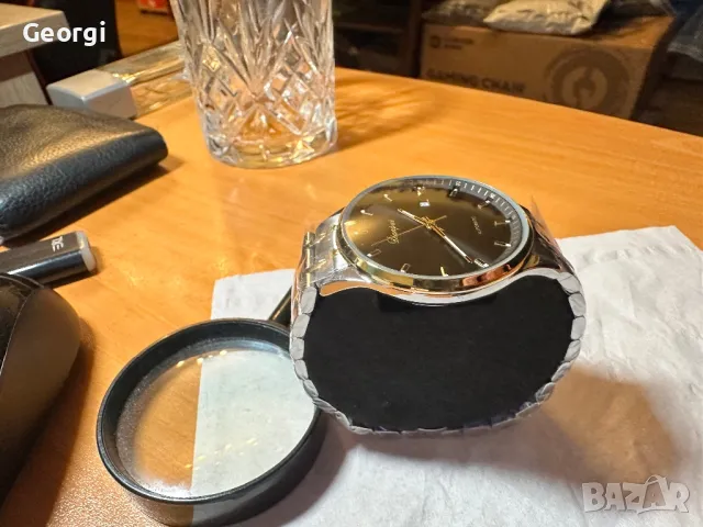 Мъжки класически автоматичен Златен часовник Dianpai* Gold !, снимка 12 - Мъжки - 49337962