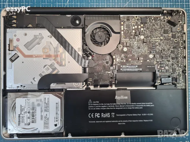 Apple MacBook Pro А1278 i5-3210M 13.3" Mid-2012 - за части, снимка 4 - Части за лаптопи - 50285940