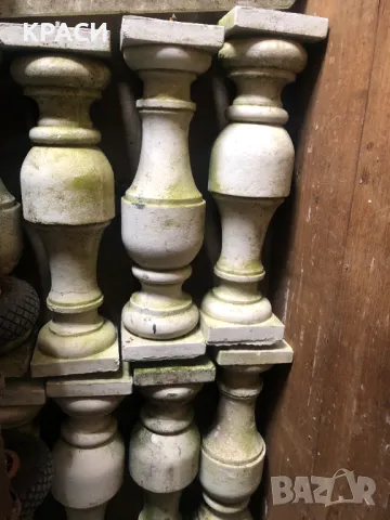 Балюстрада от бял мрамор